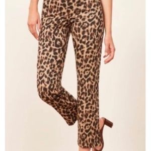 Reformation Marlon Leopard Pant